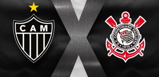 Atlético-MG x Corinthians em confronto pelo campeonato Brasileiro