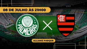 Palmeiras X Flamengo pelo Brasileirão da série A, saiba onde assistir