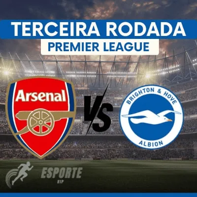 Arsenal x Brighton: acompanhe o confronto e descubra quem leva a melhor neste emocionante duelo da Premier League. Arsenal x Brighton