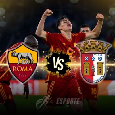 Roma x Braga se enfrentam agora dia 12 de dezembro às 14h45 pela Liga Europa.