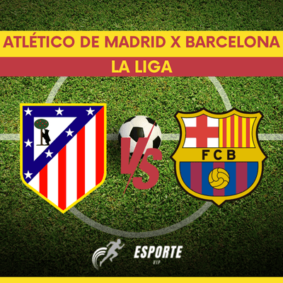 Atlético de Madrid x Barcelona se enfrentam pela 28ª rodada da La Liga. Atlético de Madrid x Barcelona