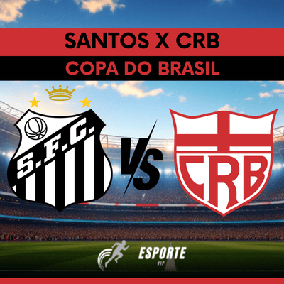 Santos x CRB jogam pela terceira fase da Copa do Brasil. Santos x CRB