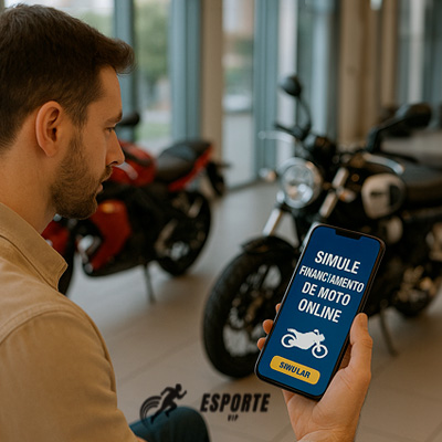 Veja como simular financiamento de moto online e calcular as parcelas de seu veículo novo! Simular Financiamento de Moto Online