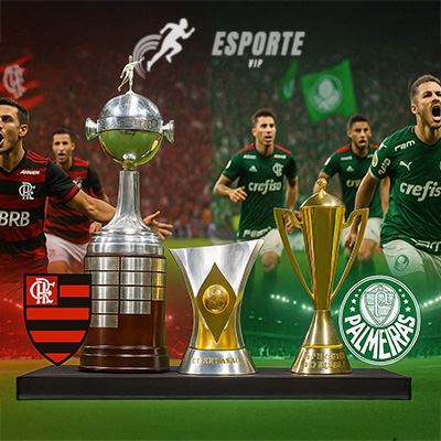 Descubra os melhores jogos da rivalidade de Flamengo x Palmeiras.