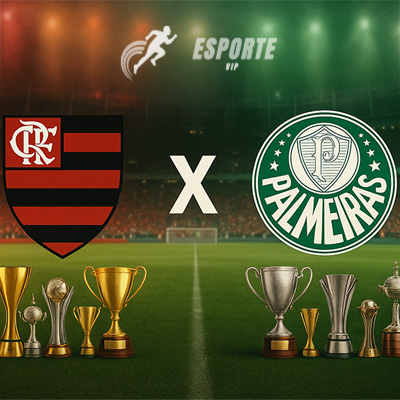 Descubra quem é o clube mais vitorioso da década, Flamengo x Palmeiras.