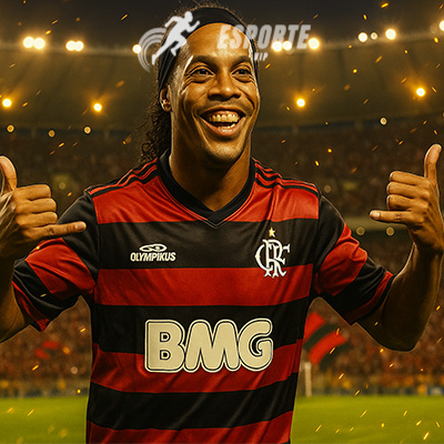 Relembre como foi a passagem do Bruxo, Ronaldinho Gaúcho, no Mengão.