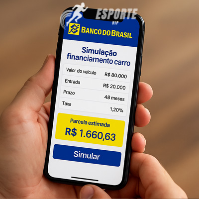 Simulação financiamento carro BB