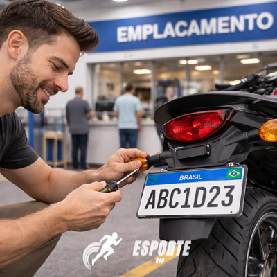 emplacamento moto