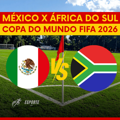 Onde assistir a estreia da Copa do Mundo 2026 entre México x África do Sul! México x África do Sul