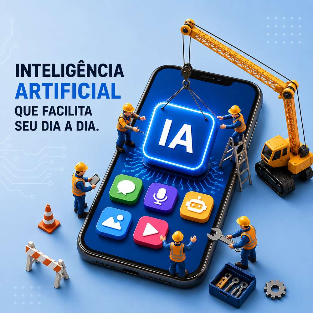 Como usar IA no celular: inteligência artificial integrada ao smartphone para facilitar tarefas do dia a dia. 