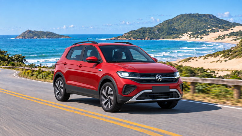 Compare o Volkswagen T-Cross 2026 por versões, motores e custos de uso.